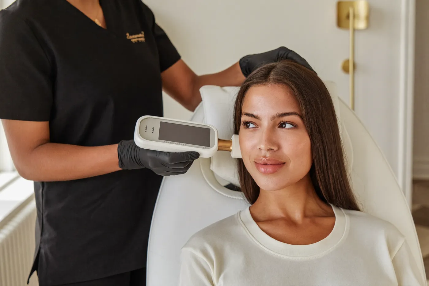 Diagnóstico con analizador facial: Definición de pómulos