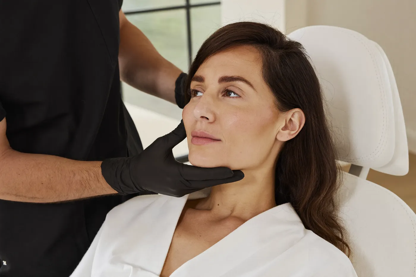 Valoración con analizador facial: Hilos de colágeno