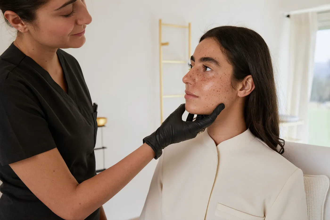Diagnóstico con analizador facial: Tratamiento de manchas mesoterapéutico